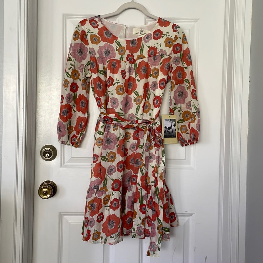 Trovata Birds of Paradis Nia Poppy Dress XS NWT